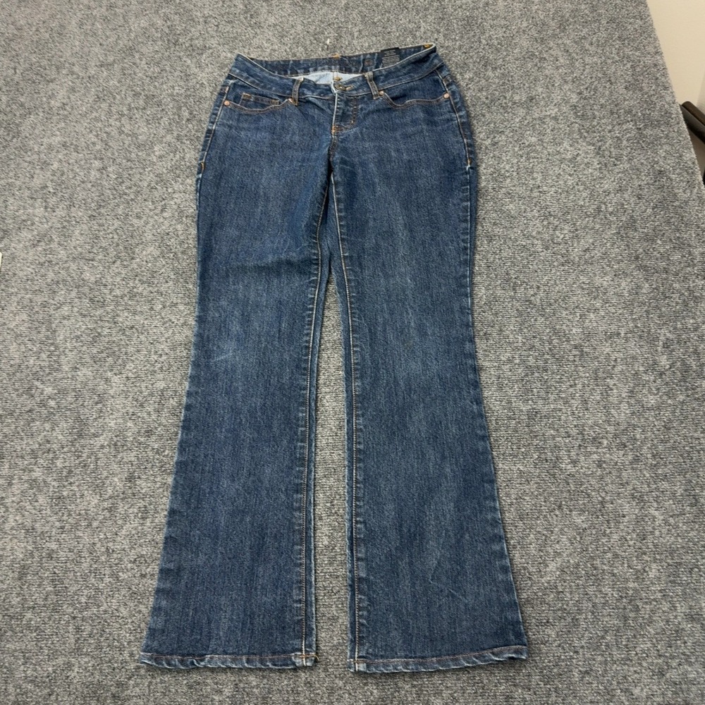 Faded Glory Jeans Womens 6P Blue Cotton Blend Bootcut Flare Y2K Casual
